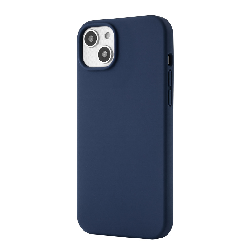 Чехол защитный uBear Touch Case для iPhone 14 Plus, силикон, софт-тач, тёмно-синий Чехол защитный uBear Touch Case для iPhone 14 Plus, силикон, софт-тач, тёмно-синий