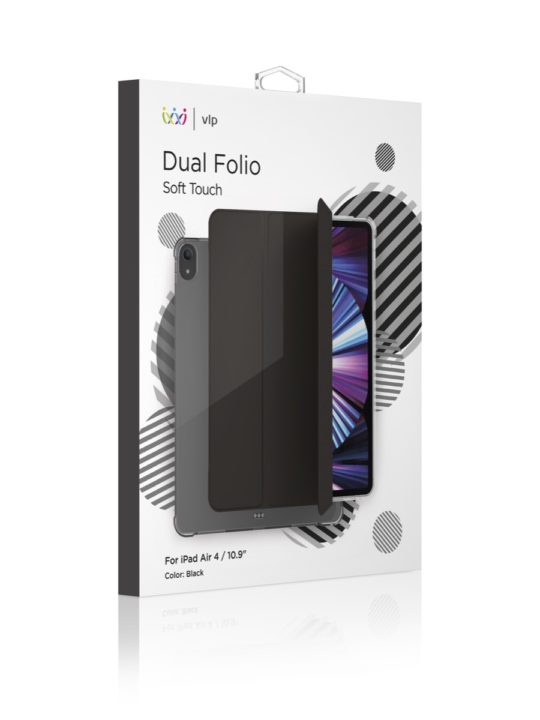 Чехол защитный VLP Dual Folio для iPad Air 10.9'', черный