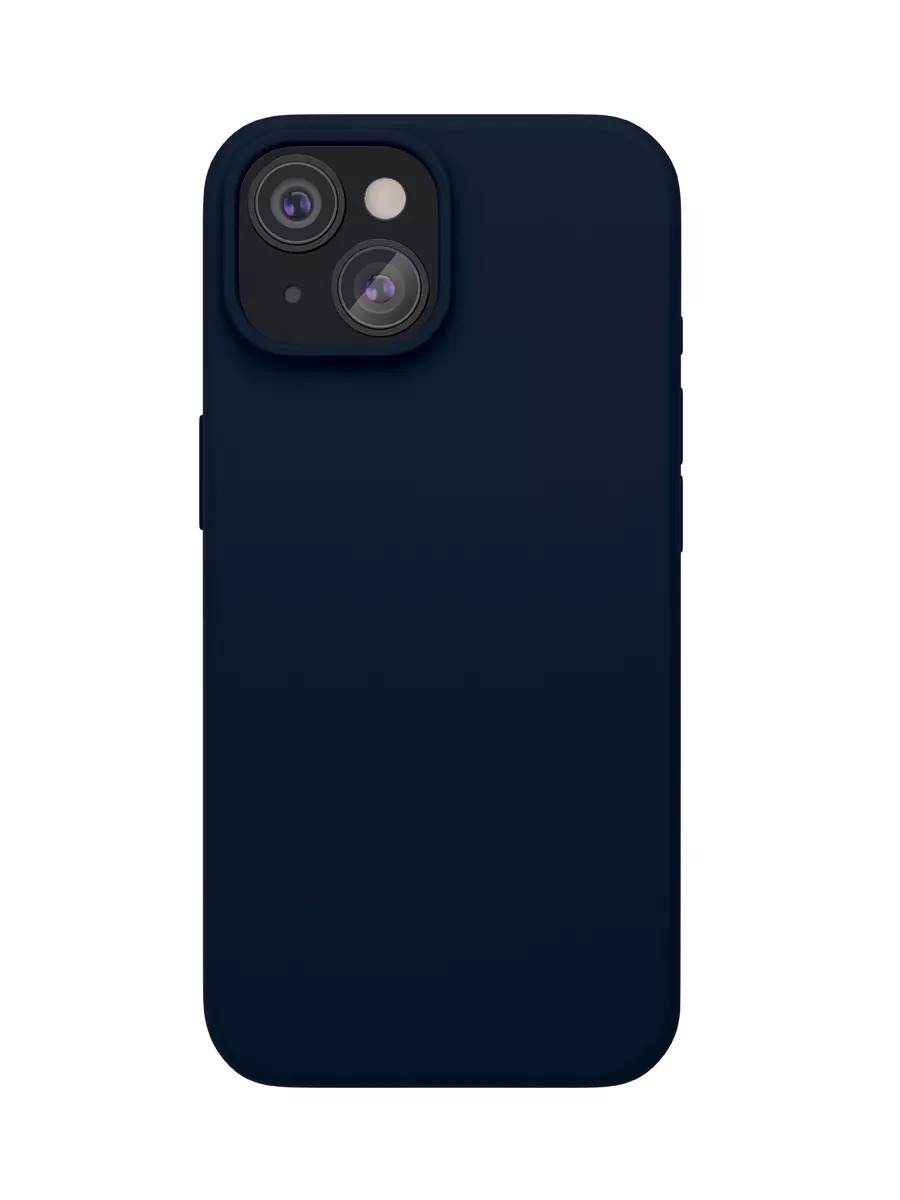 Чехол защитный VLP Aster Case с MagSafe для iPhone 15 Plus, темно-синий