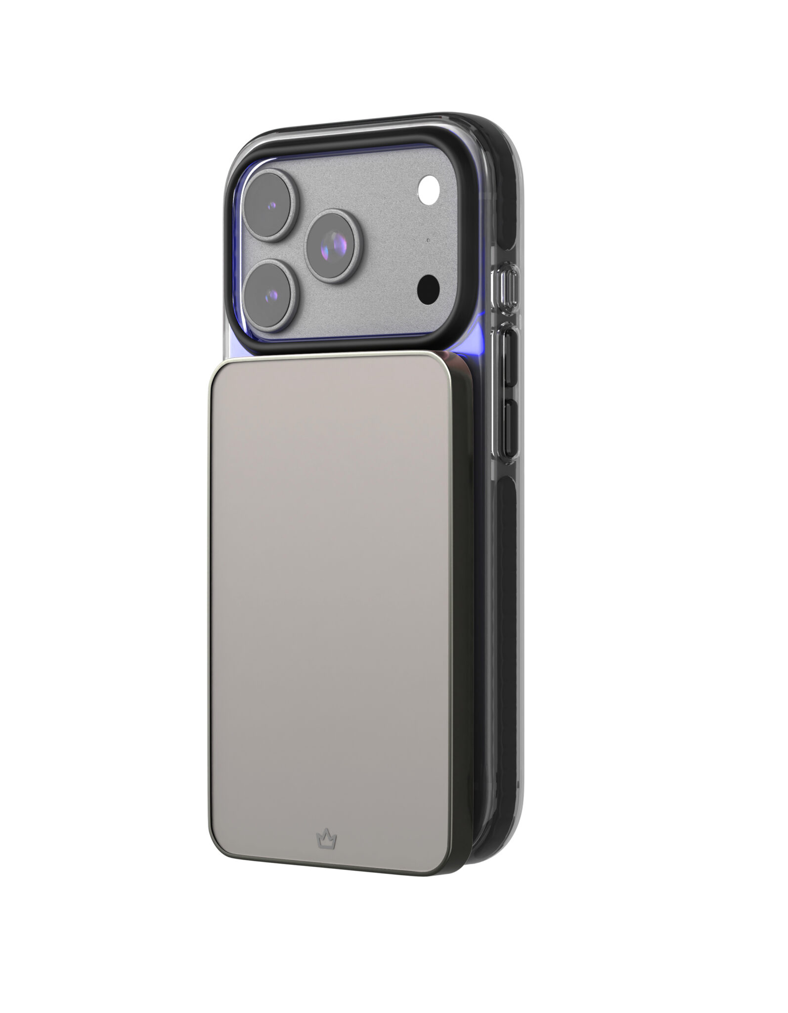 На фото изображено Чехол защитный VLP Pulse Case с MagSafe для iPhone 17 Pro, черный