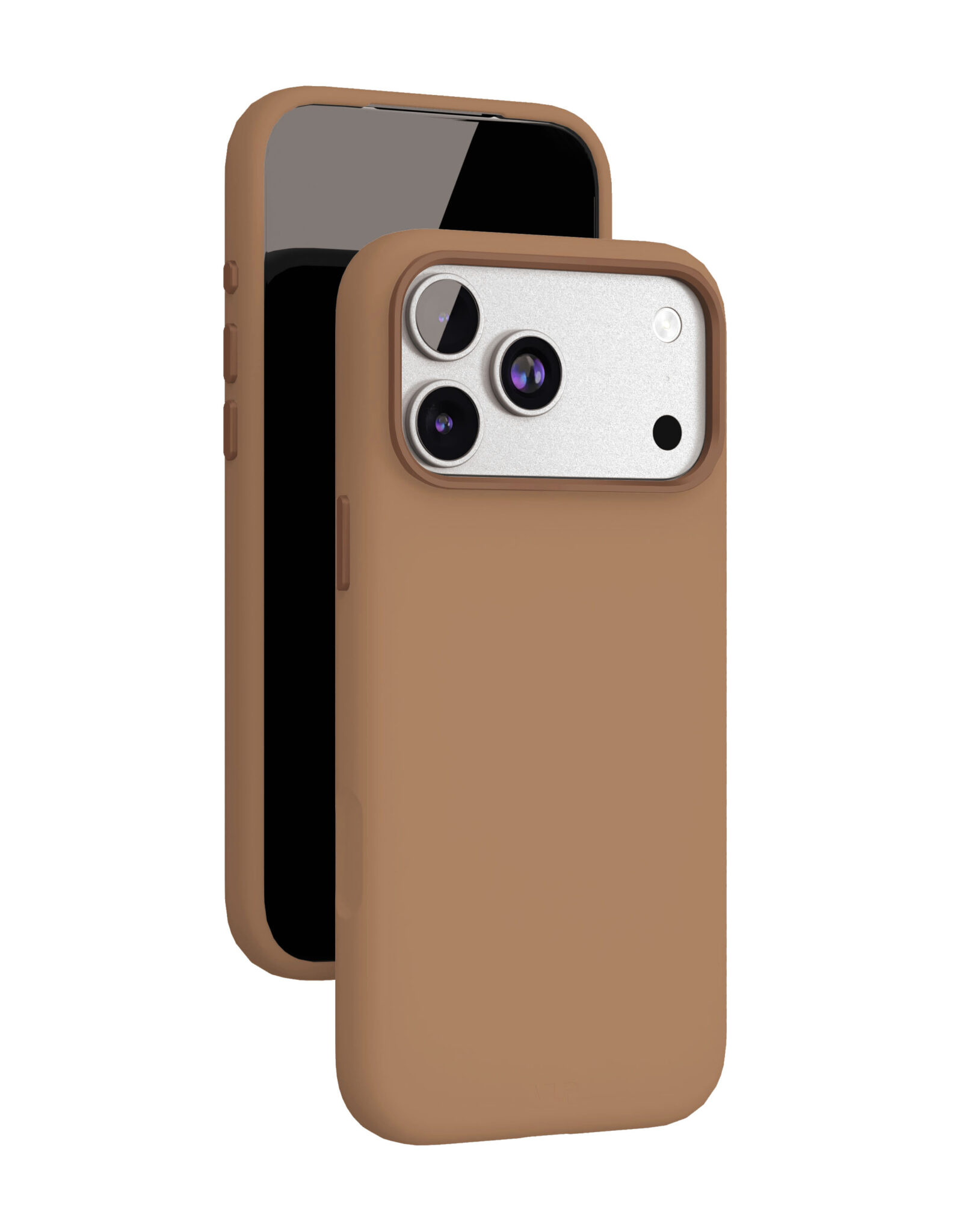 На фото изображено Чехол защитный VLP Aster Pro Case с MagSafe для iPhone 17 Pro Max, мокка