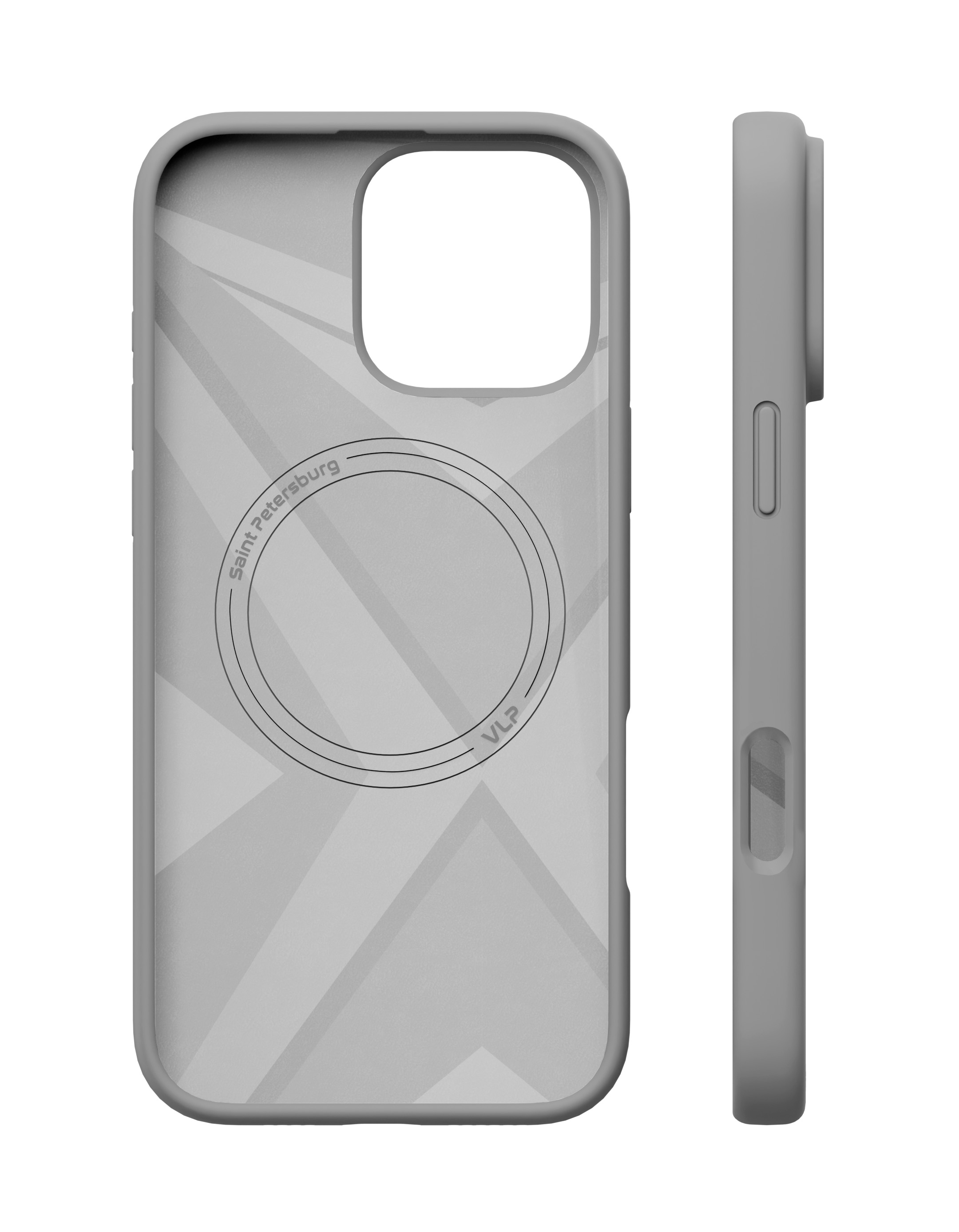 Чехол защитный VLP Aster Case с MagSafe для iPhone 16 Pro, серый