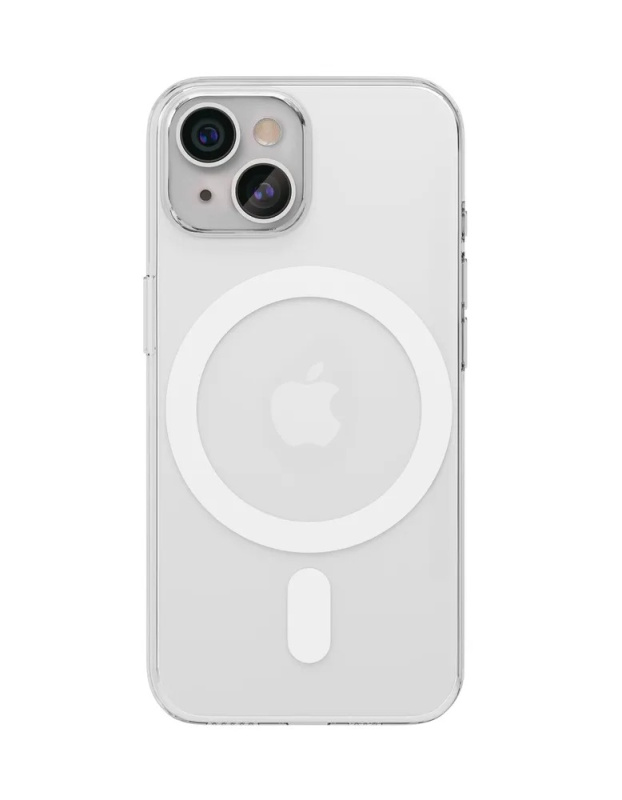 Чехол защитный VLP Crystal case с MagSafe для iPhone 14 Plus, прозрачный Чехол защитный VLP Crystal case с MagSafe для iPhone 14 Plus, прозрачный