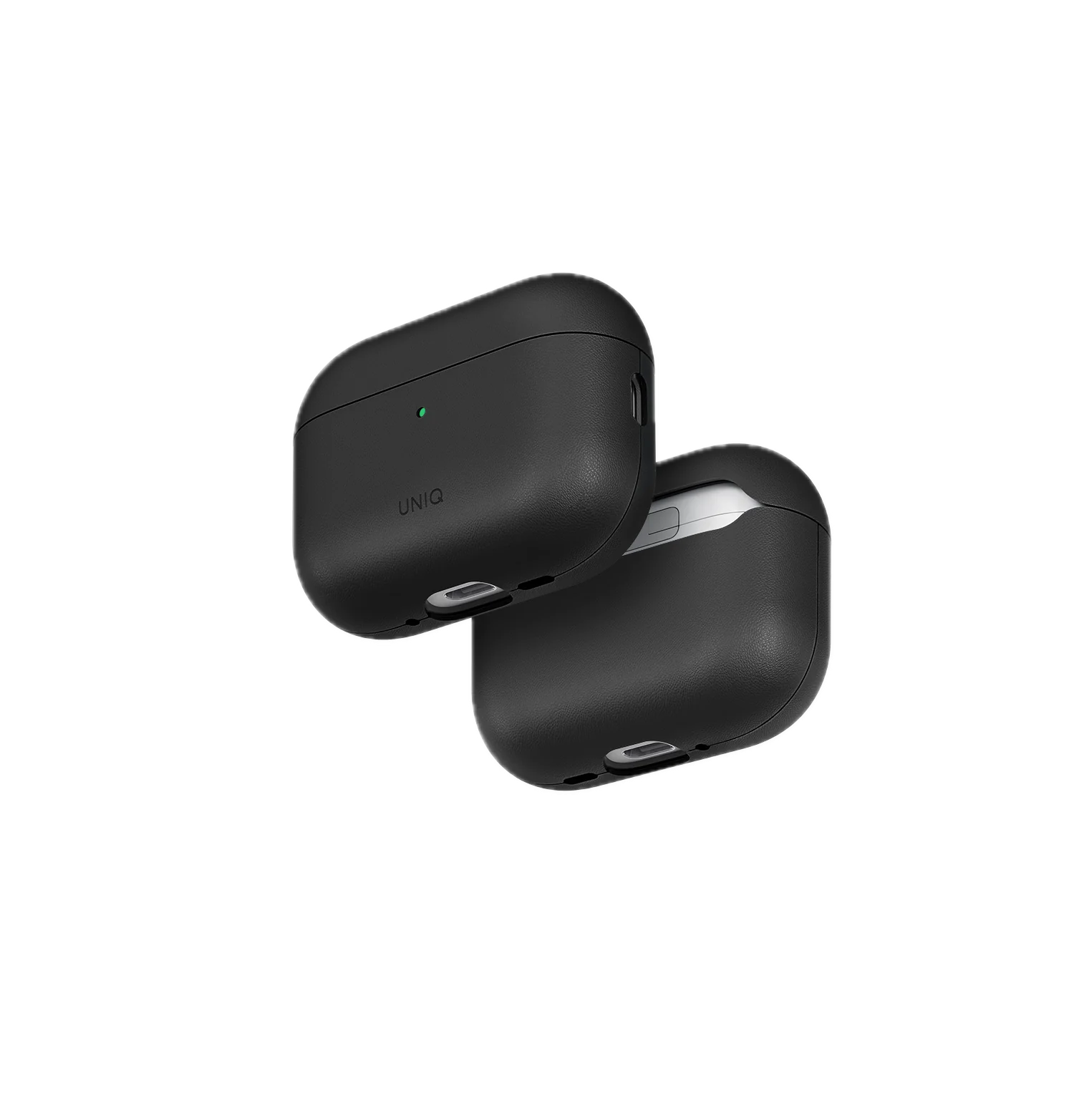 На фото изображено Чехол Uniq Lyden Vex для AirPods Pro 3, Dallas Black