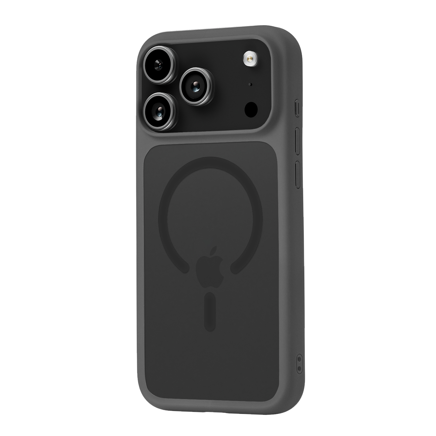 Фото Чехол защитный uBear Shade Case для iPhone 17 Pro Max, MagSafe, серый На фото изображено Чехол защитный uBear Shade Case для iPhone 17 Pro Max, MagSafe, серый