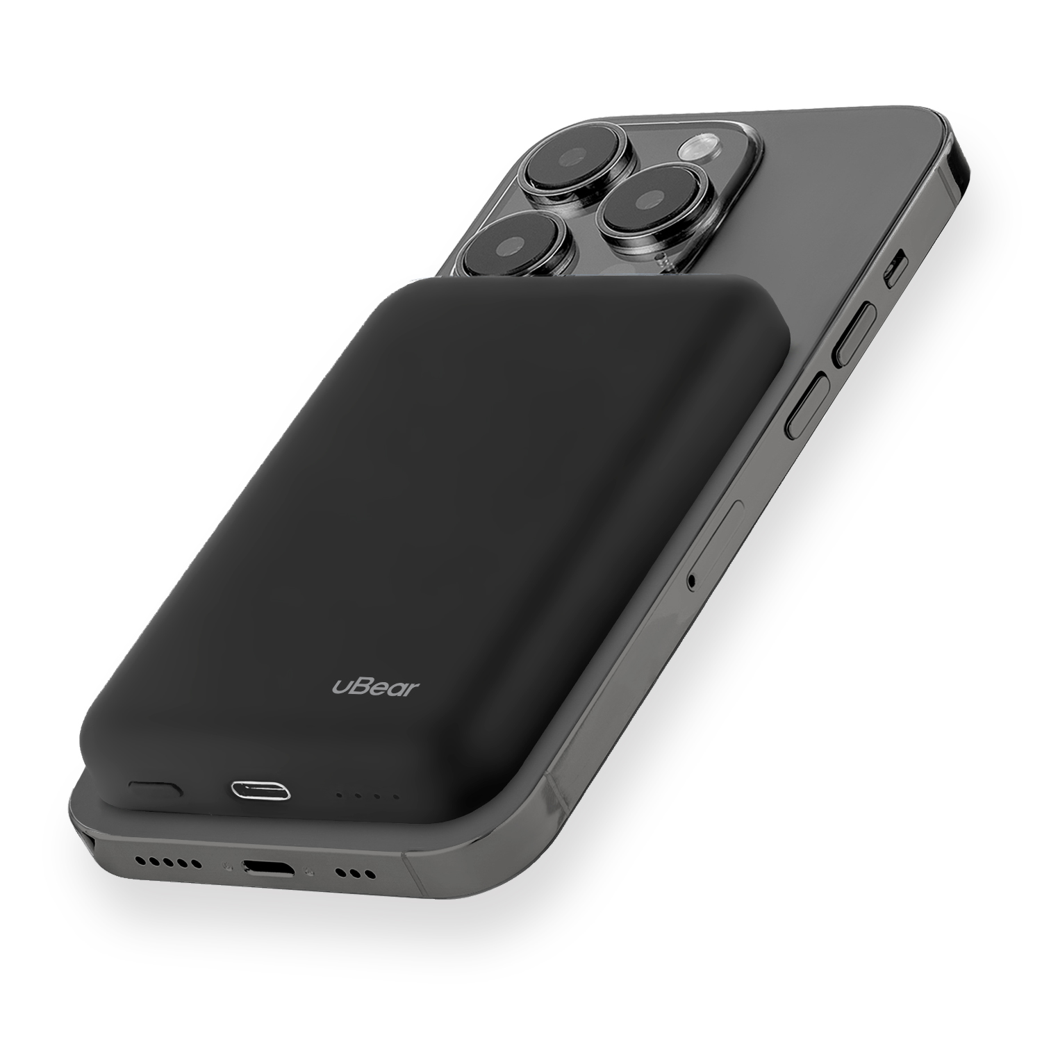 Внешний аккумулятор uBear Flow Magnetic Power bank 5000mAh, чёрный