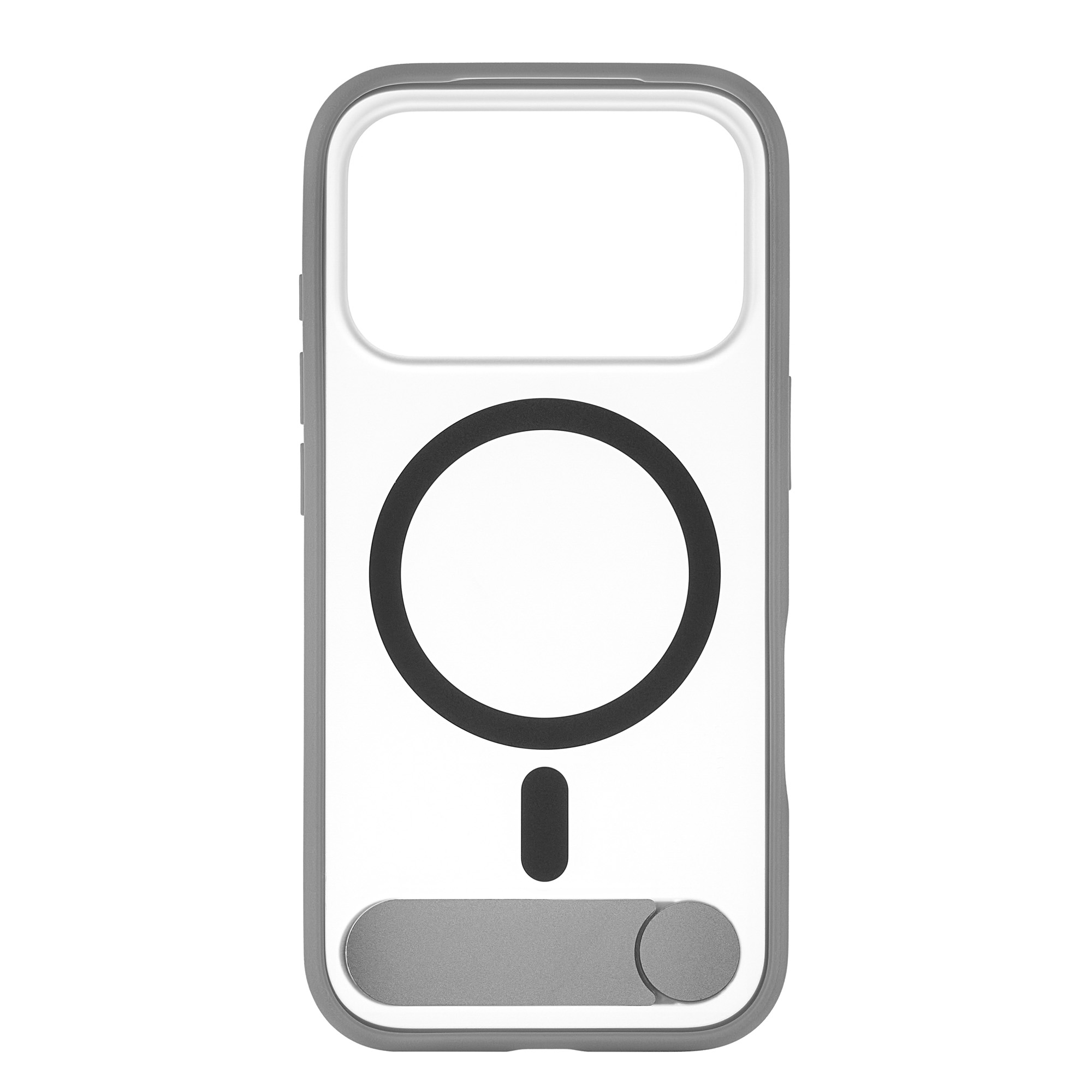 Фото Чехол защитный uBear Stand 360° Mag Case для iPhone 17 Pro, серый На фото изображено Чехол защитный uBear Stand 360° Mag Case для iPhone 17 Pro, серый