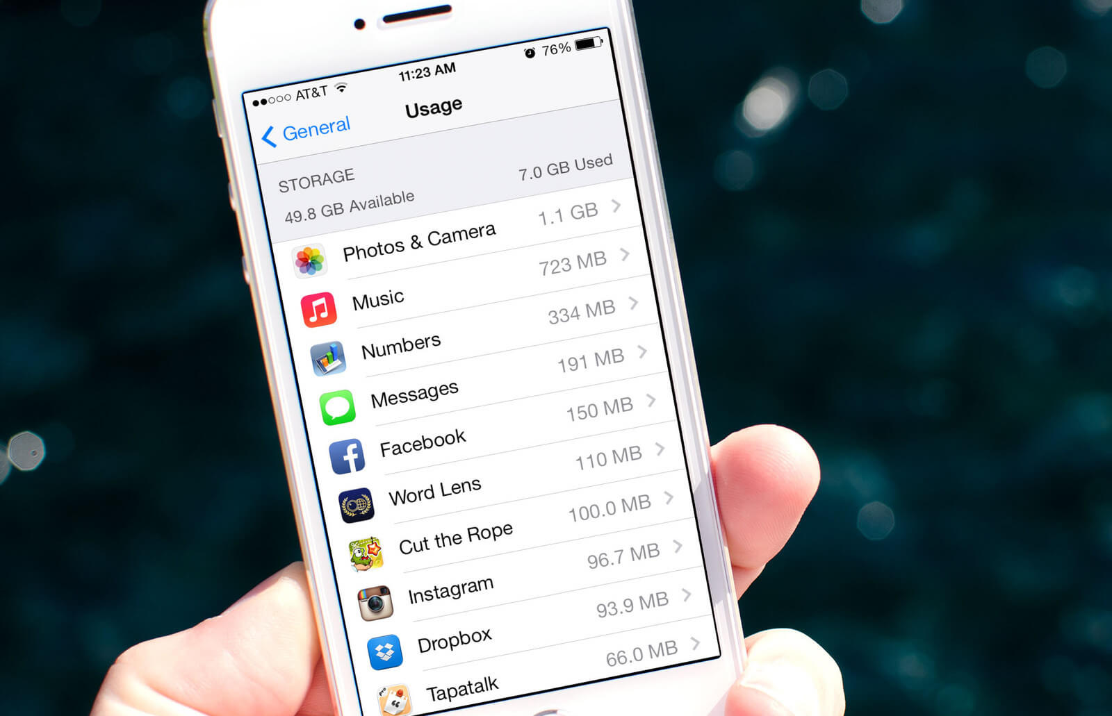 Как освободить место на iPhone?