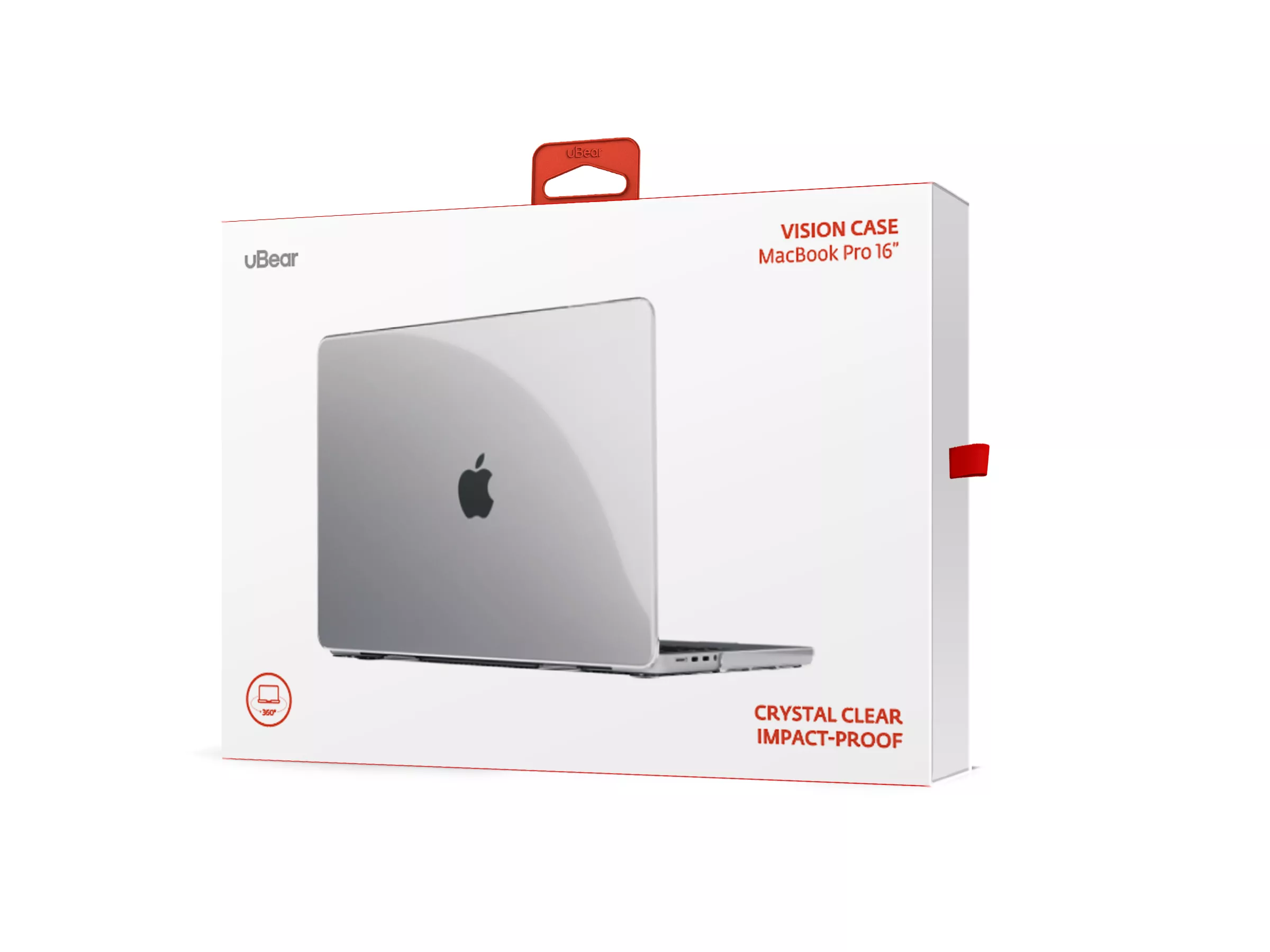 Защитный чехол uBear Vision Case для MacBook Pro 16, прозрачный