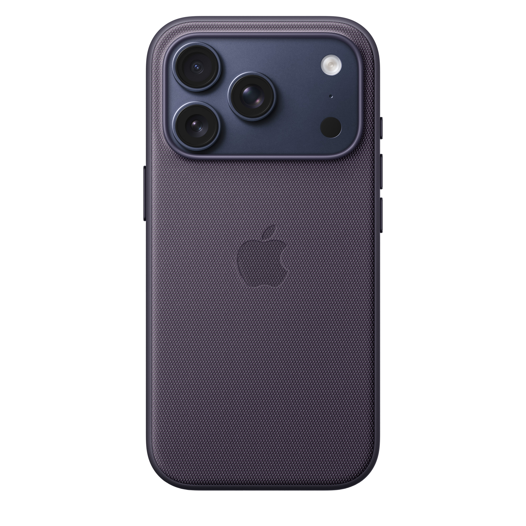 На фото изображено Чехол защитный Apple TechWoven Case with MagSafe для iPhone 17 Pro, фиолетовый