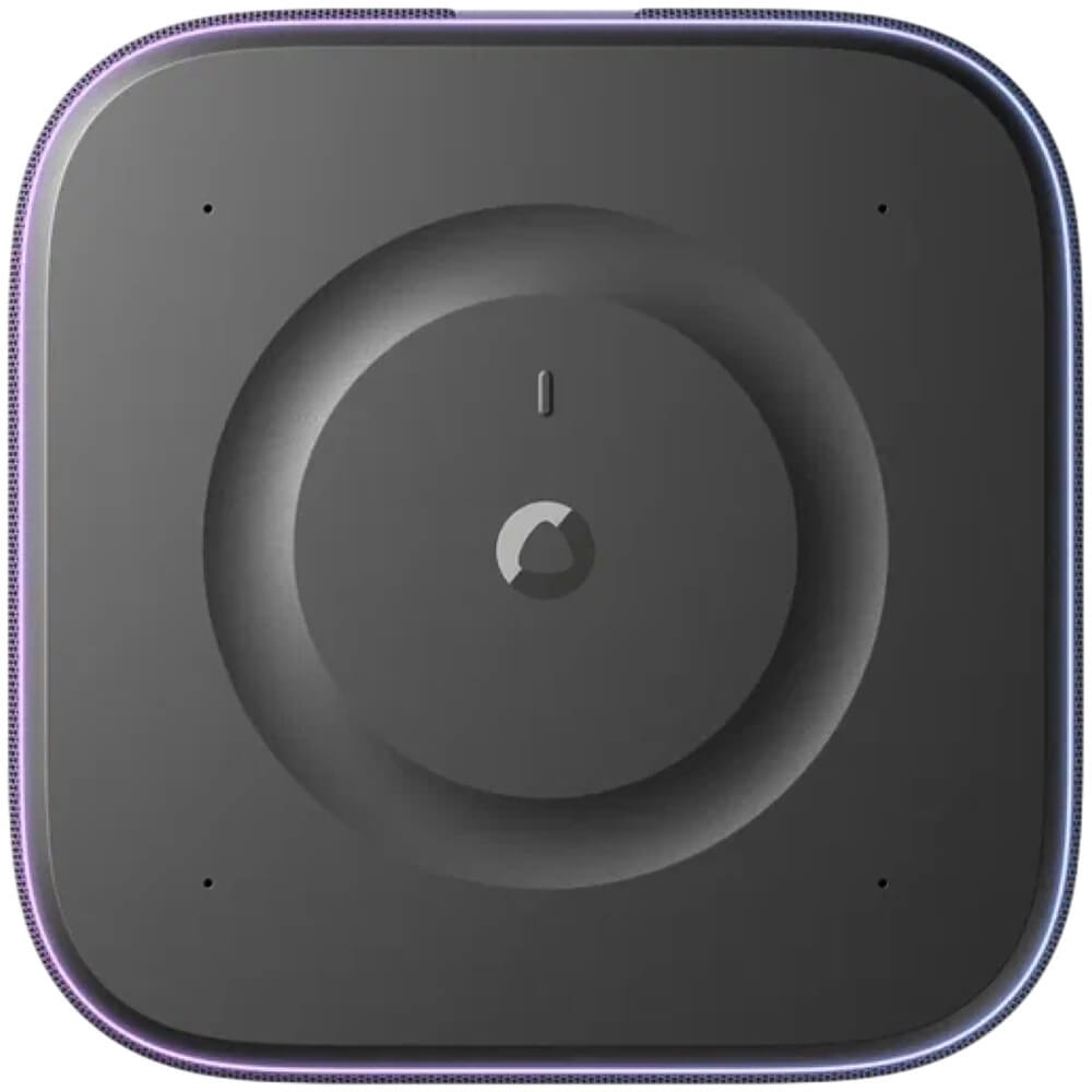 На фото изображено Умная портативная колонка Яндекс Станция 3, чёрный