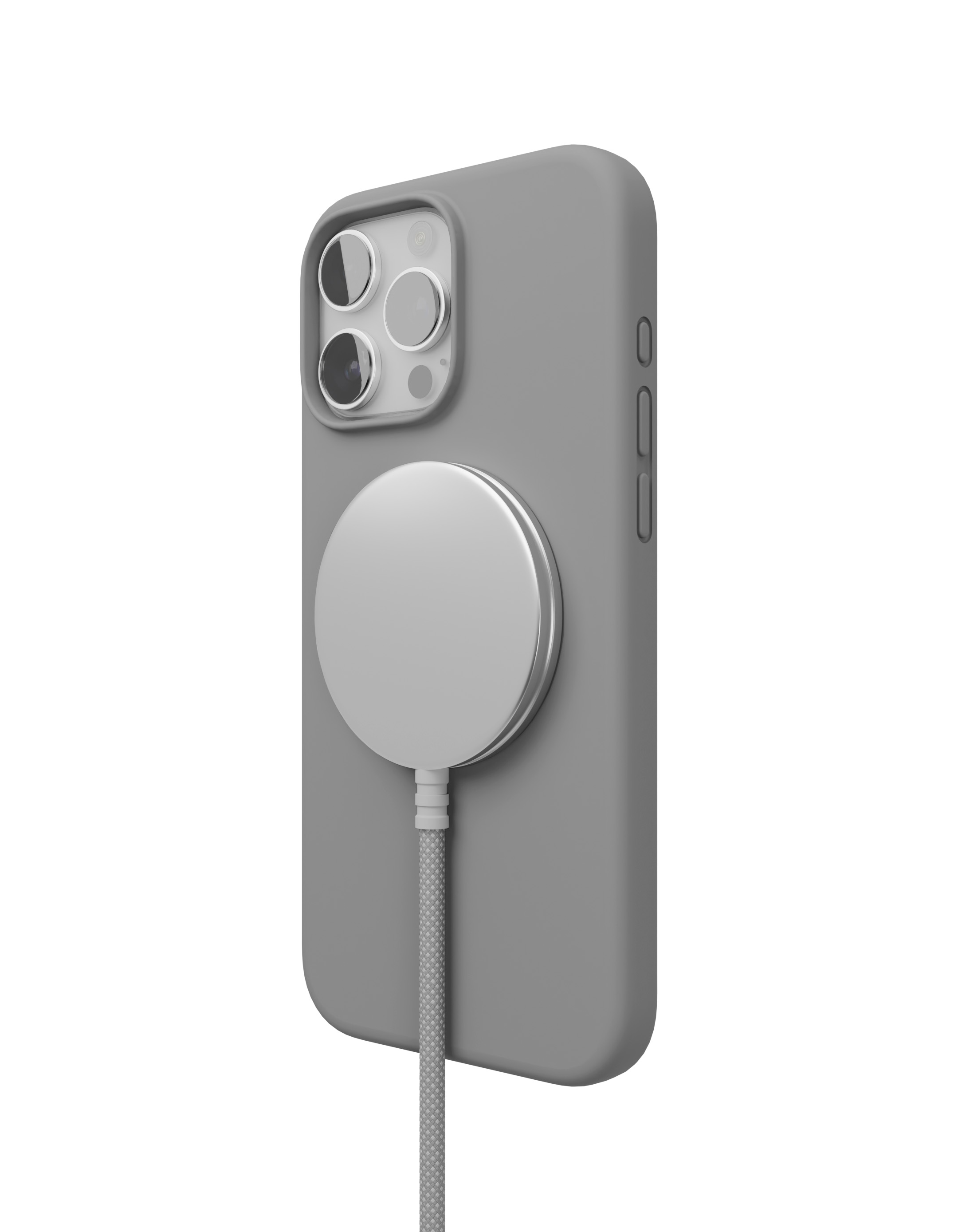 Чехол защитный VLP Aster Case с MagSafe для iPhone 16 Pro, серый