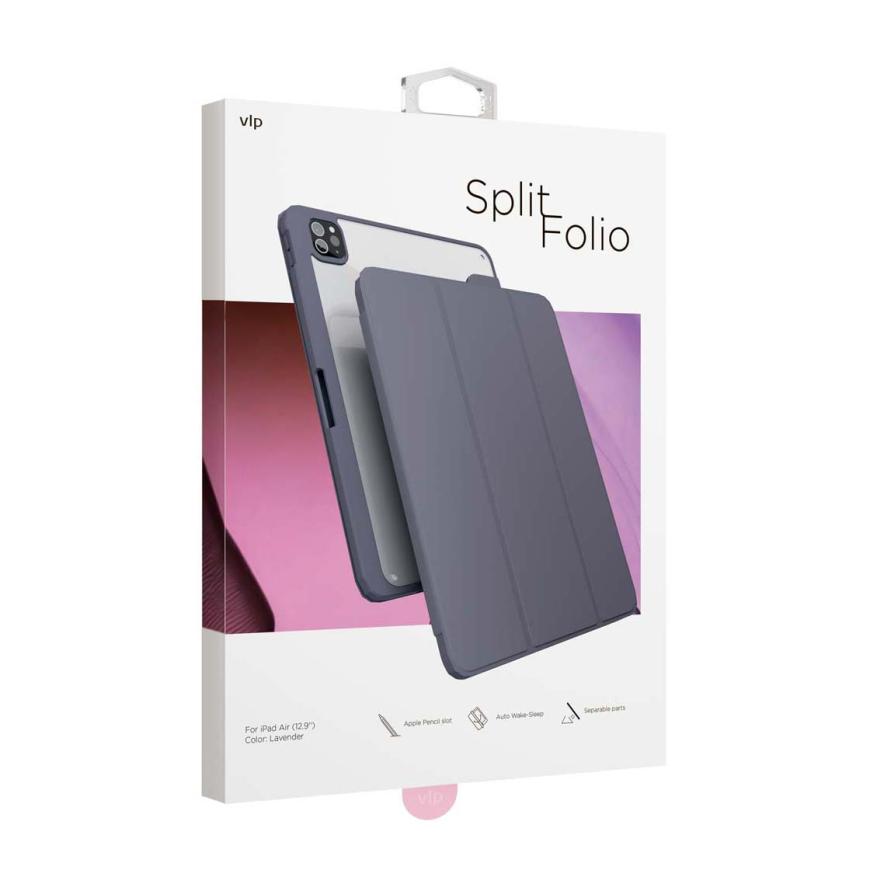 Защитный чехол VLP Split Folio для Apple iPad Air 13 (M2/M3), лавандовый