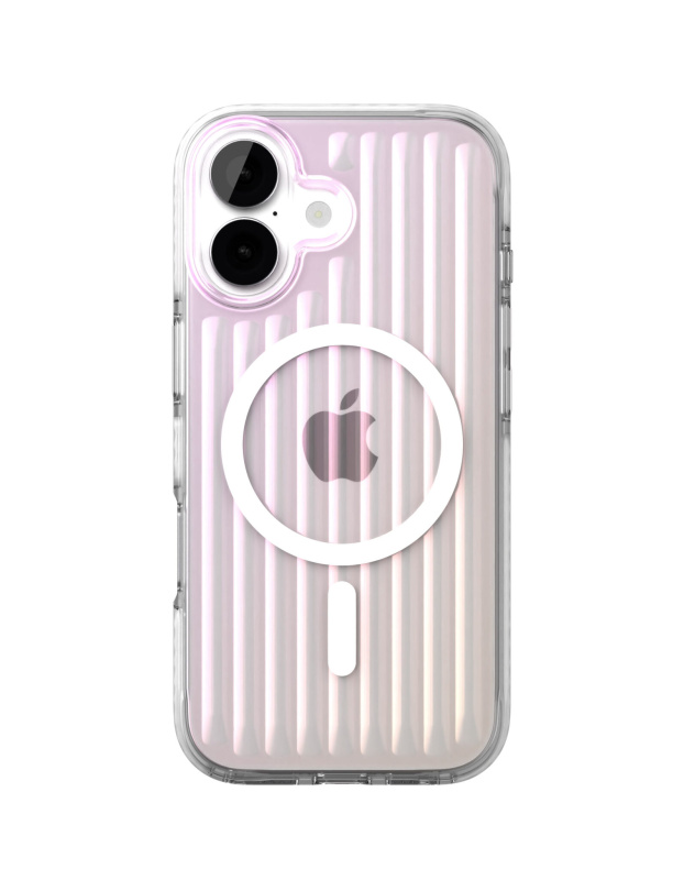 Фото Чехол защитный VLP Pulse Case с MagSafe для iPhone 17, перламутровый