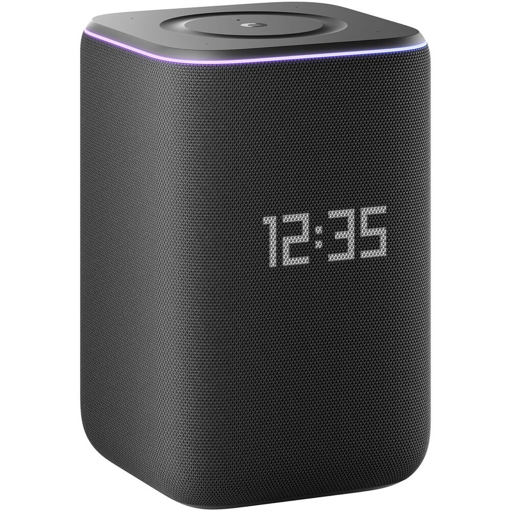 На фото изображено Умная портативная колонка Яндекс Станция 3, чёрный