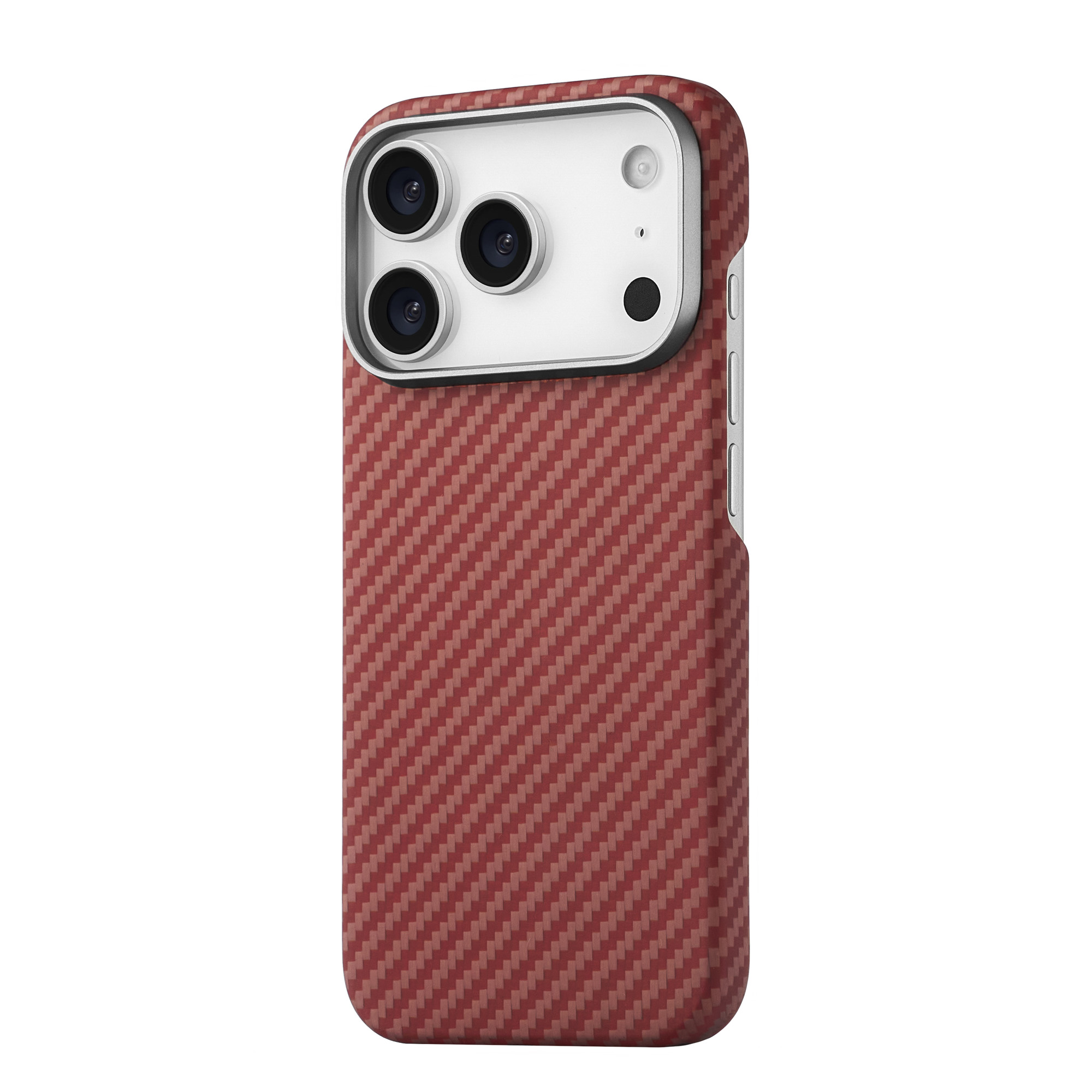 Фото Чехол защитный uBear Supreme Case для iPhone 17 Pro, оранжевый На фото изображено Чехол защитный uBear Supreme Case для iPhone 17 Pro, оранжевый