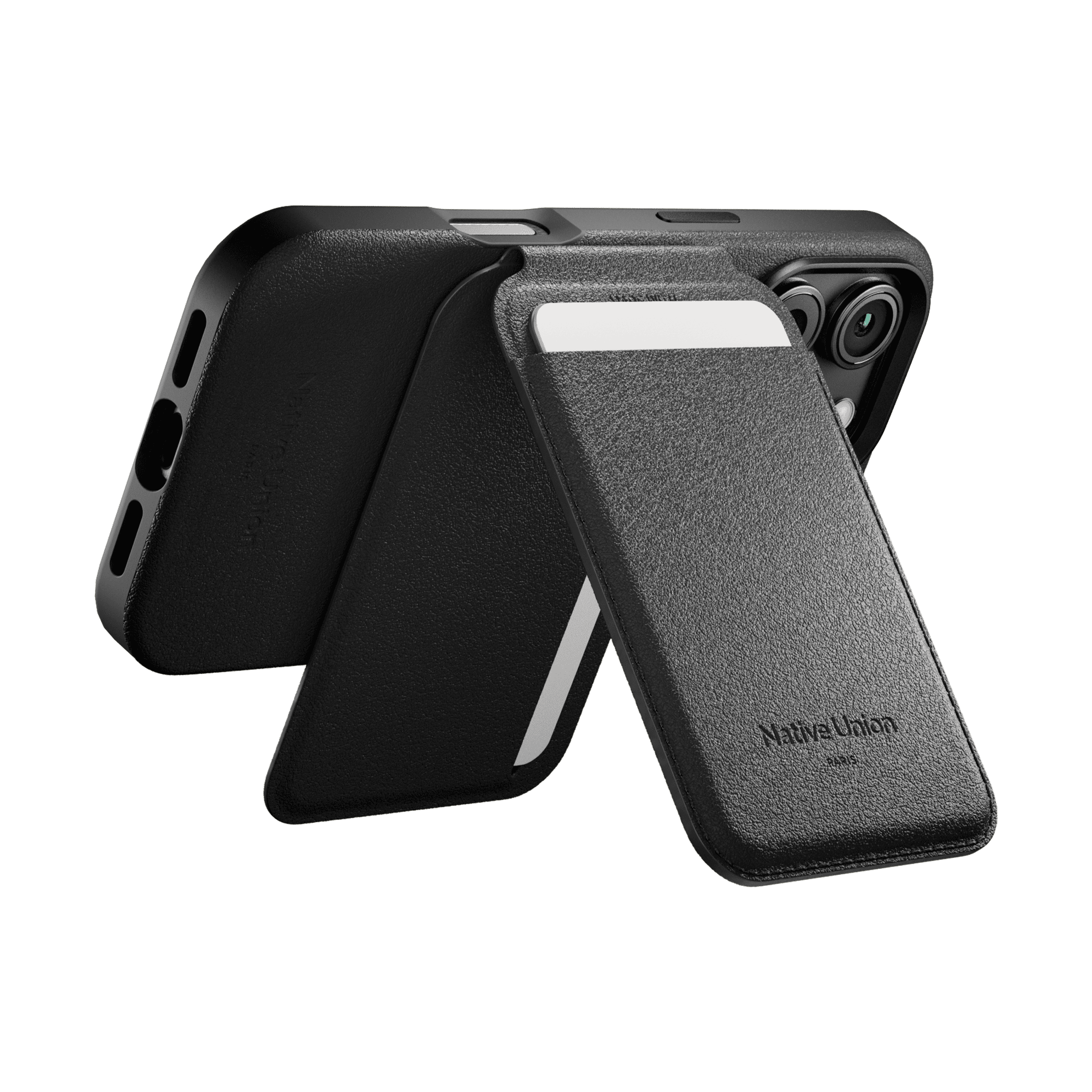 Чехол-бумажник Native Union Active Wallet Stand, черный
