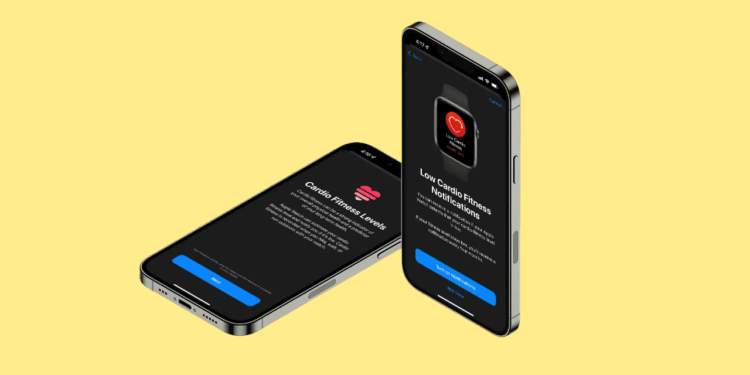 Настройка кардиовыносливости на Apple Watch