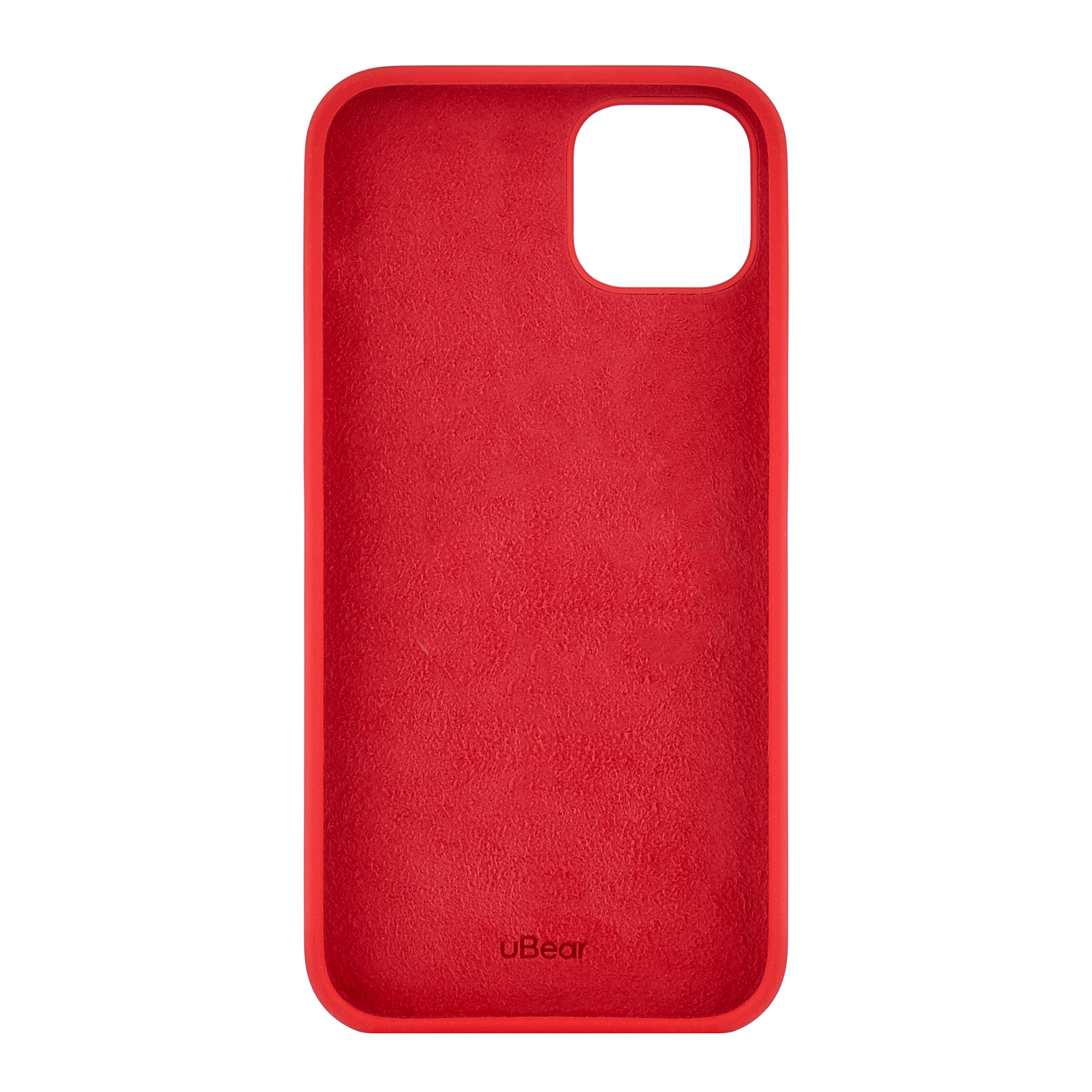 Чехол защитный uBear Touch Case для iPhone 14 Plus, силикон, софт-тач, красный