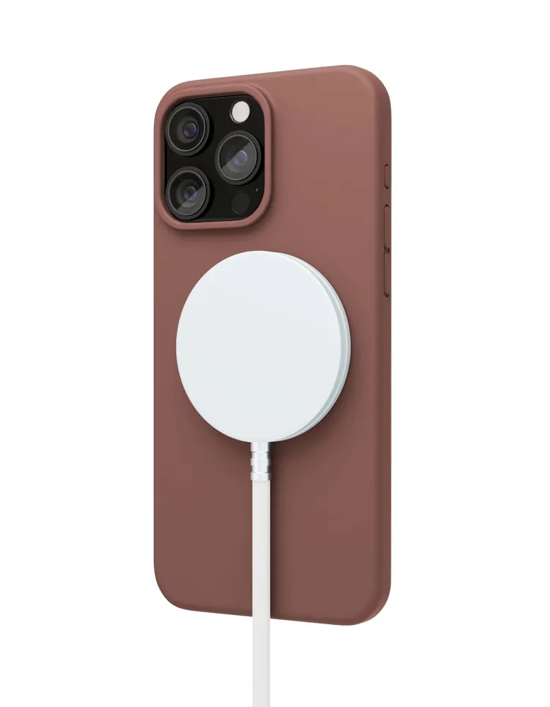 Чехол защитный VLP Aster Case с MagSafe для iPhone 15 Pro, моккачино