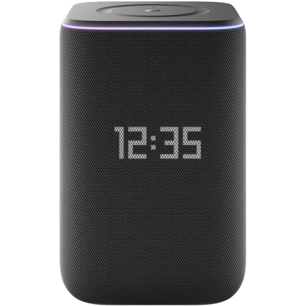 На фото изображено Умная портативная колонка Яндекс Станция 3, чёрный