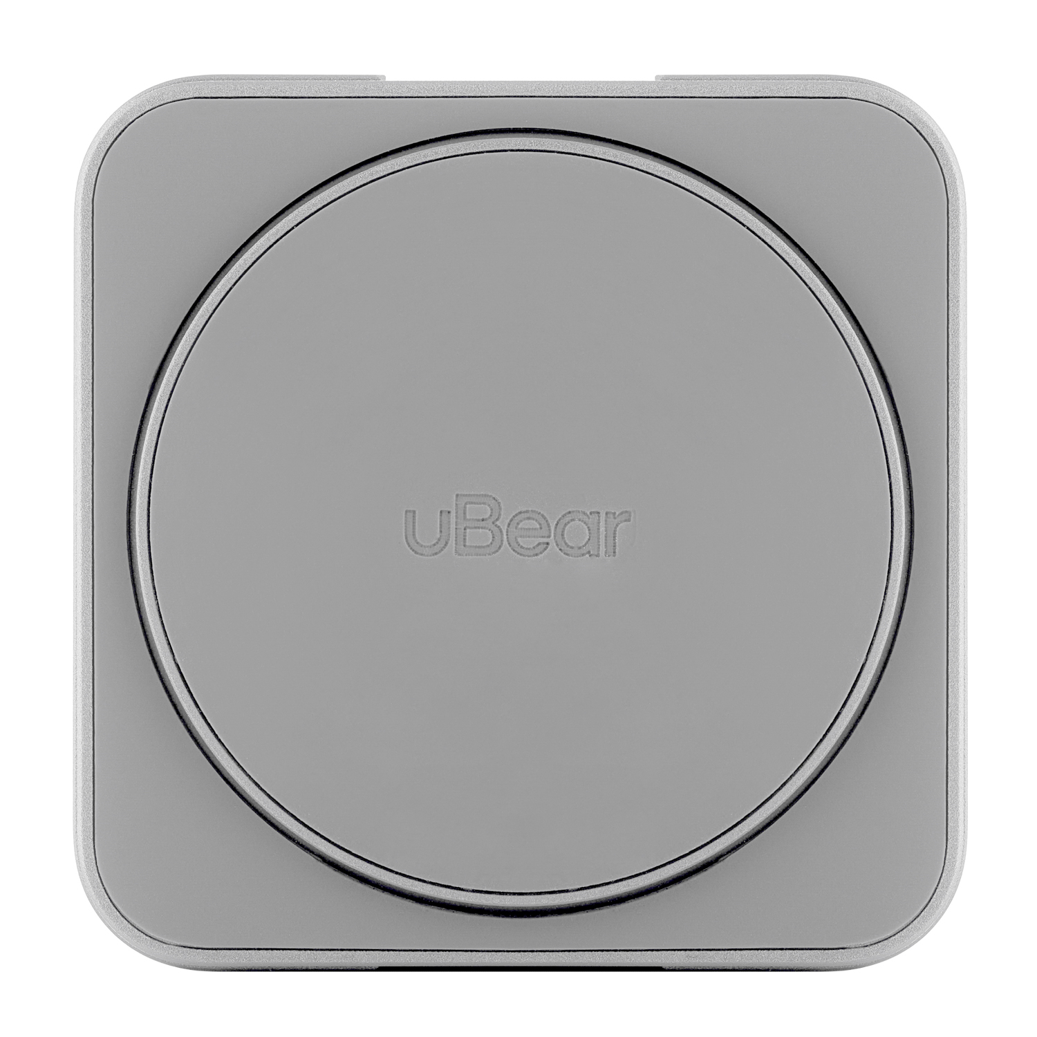 Беспроводное зарядное устройство uBear Balance с поддержкой MagSafe, серебристый