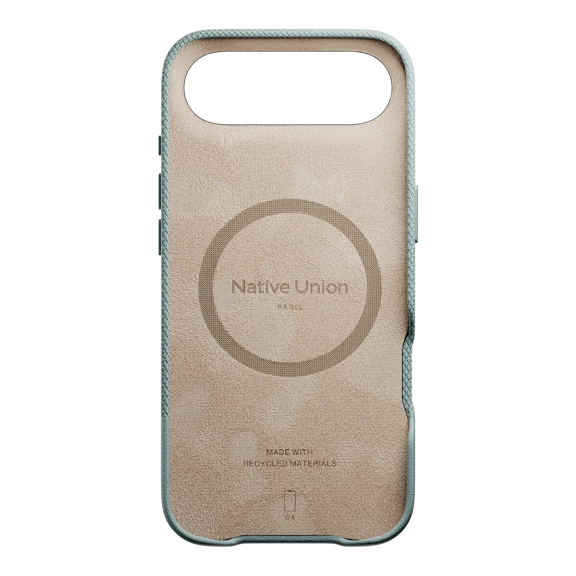 На фото изображено Чехол Native Union Paris (Re)Classic Case для iPhone Air, зеленый