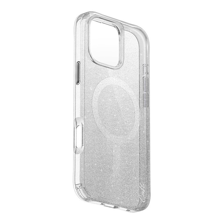 Чехол Uniq для iPhone 14 COEHL Lumino Sparkling (MagSafe), серебристый