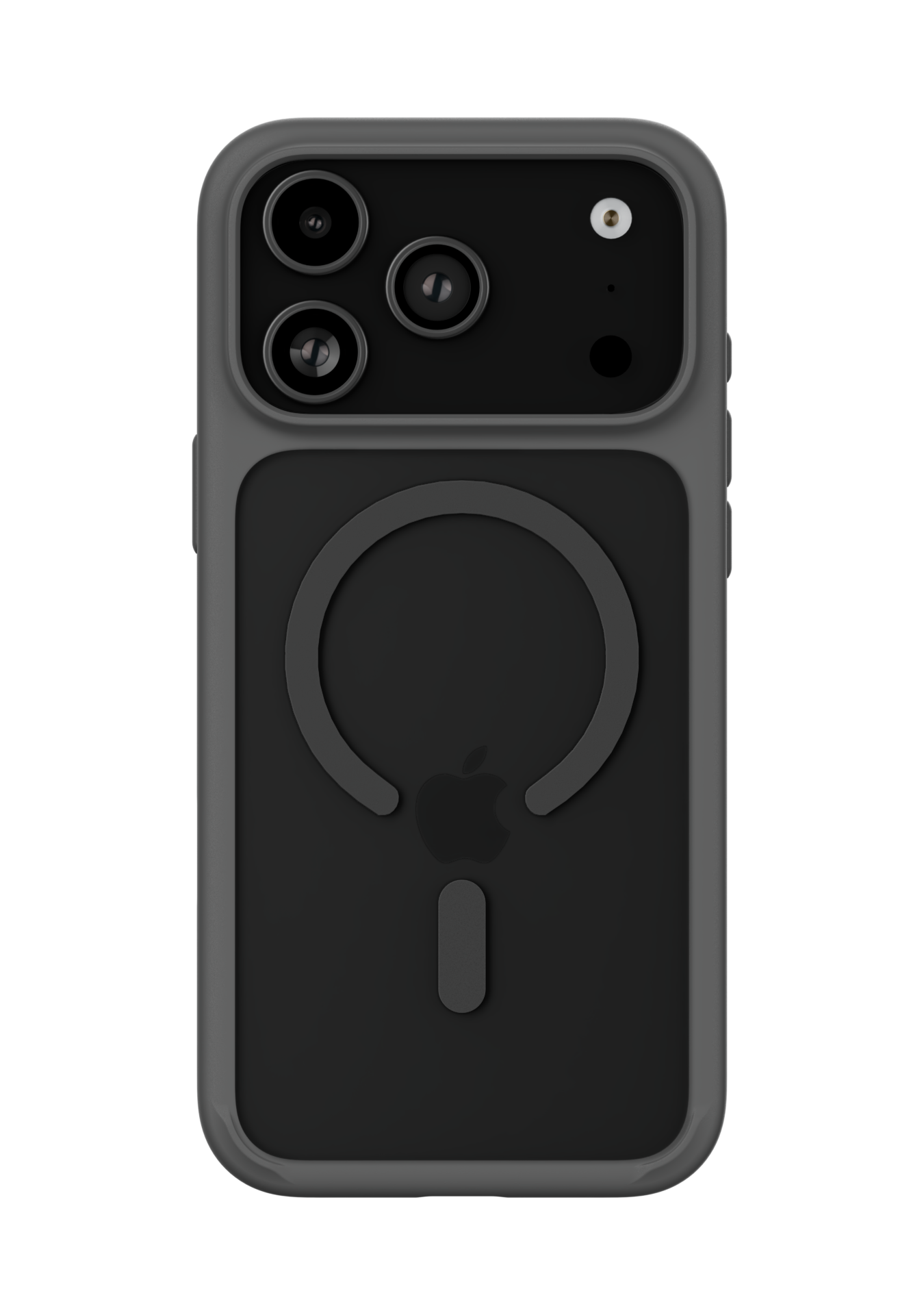 Фото Чехол защитный uBear Shade Case для iPhone 17 Pro Max, MagSafe, серый На фото изображено Чехол защитный uBear Shade Case для iPhone 17 Pro Max, MagSafe, серый