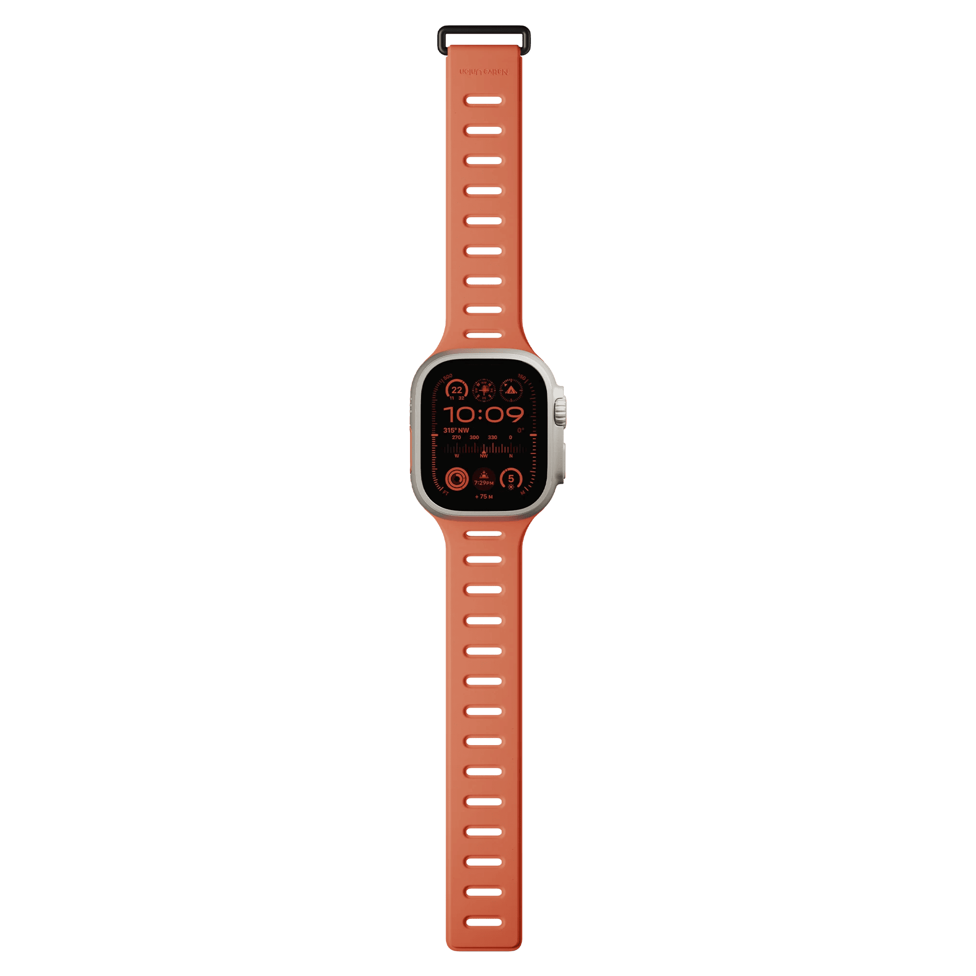Ремешок Native Union для Apple Watch Magnetic 42/44/45/49мм, оранжевый/серый