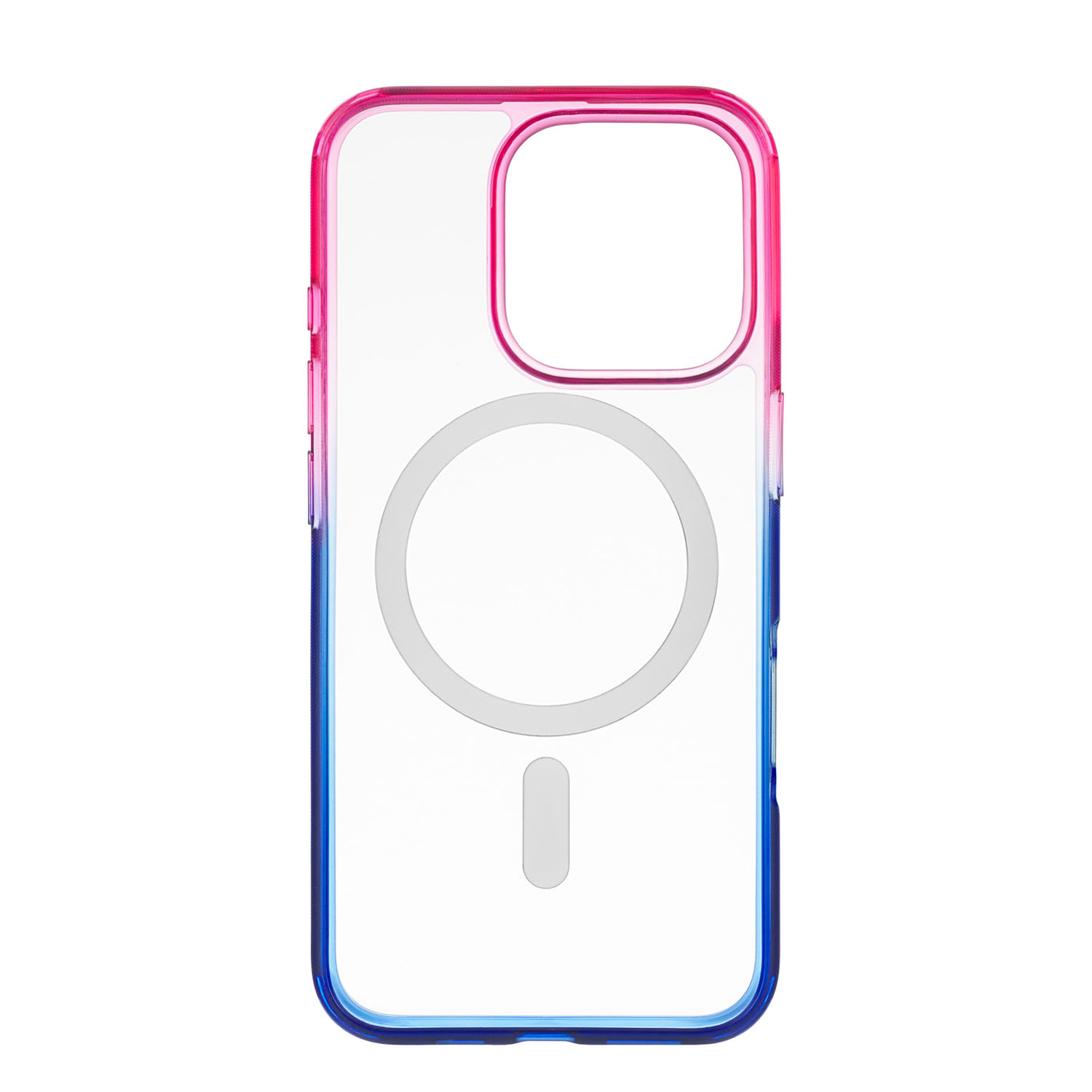 Чехол защитный uBear Fusion Mag Case для iPhone 16 Pro, сине-розовый