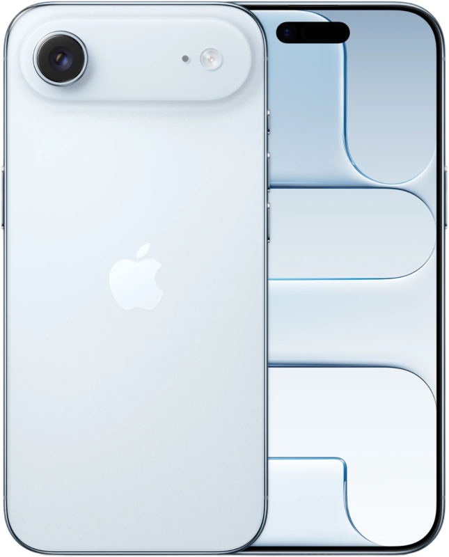 На фото изображено Apple iPhone Air eSIM 512ГБ, Небесно-голубой