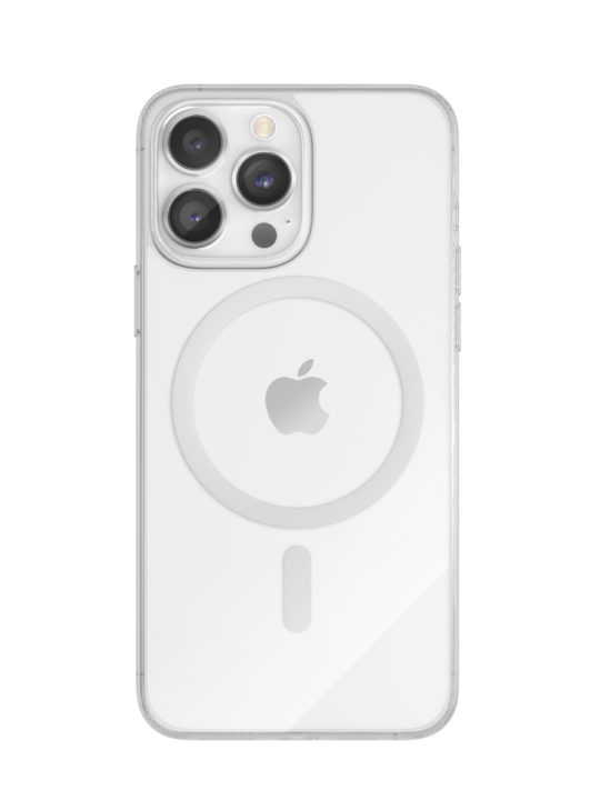Чехол защитный VLP Crystal case с MagSafe для iPhone 14 Pro, прозрачный
