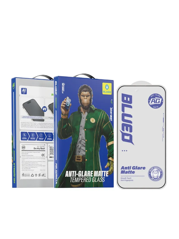 Фото Защитное стекло BlueO для iPhone 17/17 Pro/16 Pro, матовое