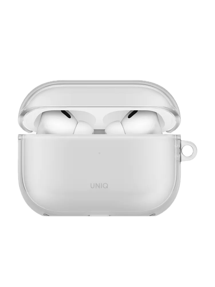 Фото Чехол Uniq Glase TPU для AirPods Pro 3, Glossy Clear На фото изображено Чехол Uniq Glase TPU для AirPods Pro 3, Glossy Clear