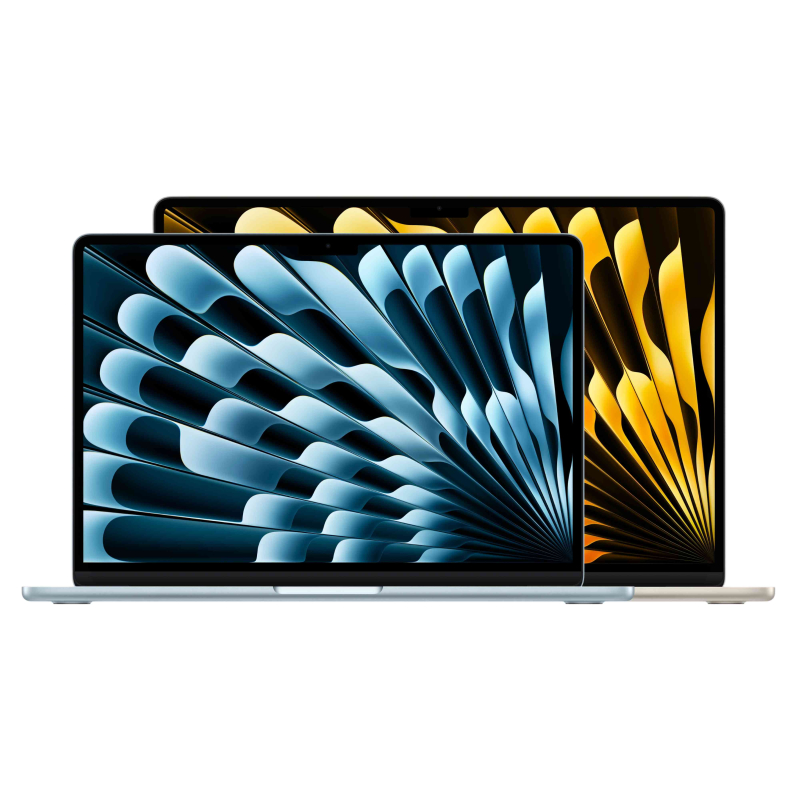 На фото изображено Apple MacBook Air 13" (M5, 10C / 10C, 2026) 24 ГБ, 1 ТБ SSD, Полуночный черный