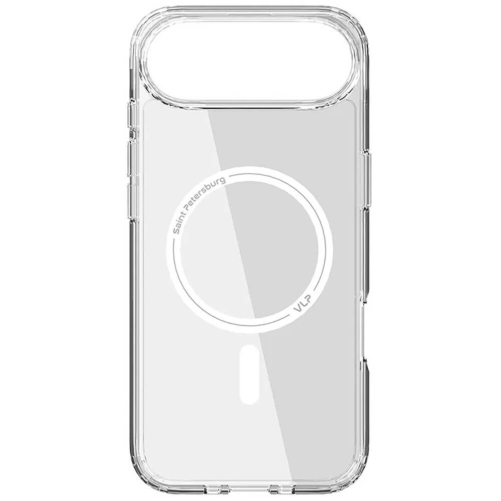 На фото изображено Чехол защитный VLP LITE Air Case с MagSafe для iPhone Air, прозрачный