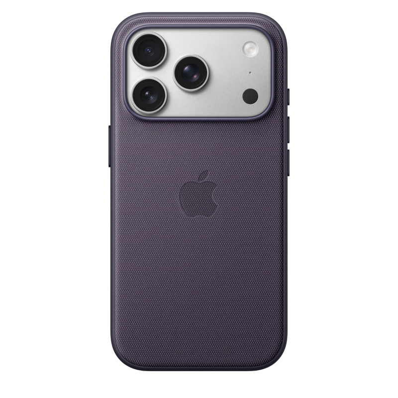 На фото изображено Чехол защитный Apple TechWoven Case with MagSafe для iPhone 17 Pro, фиолетовый