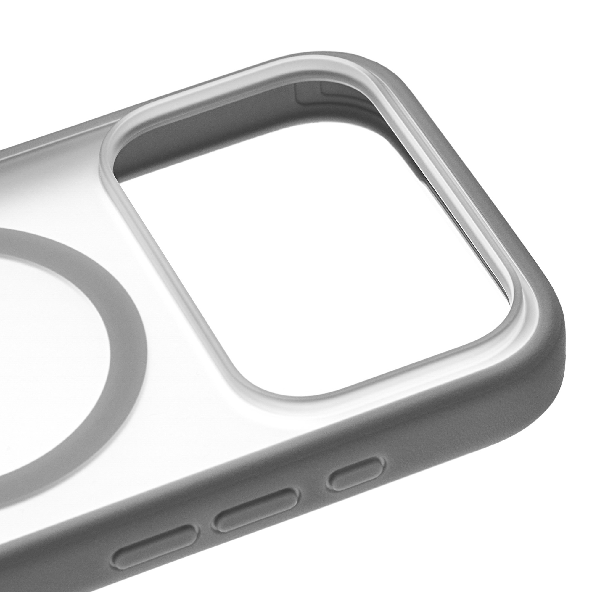 Фото Чехол защитный uBear Stand 360° Mag Case для iPhone 17 Pro, серый На фото изображено Чехол защитный uBear Stand 360° Mag Case для iPhone 17 Pro, серый