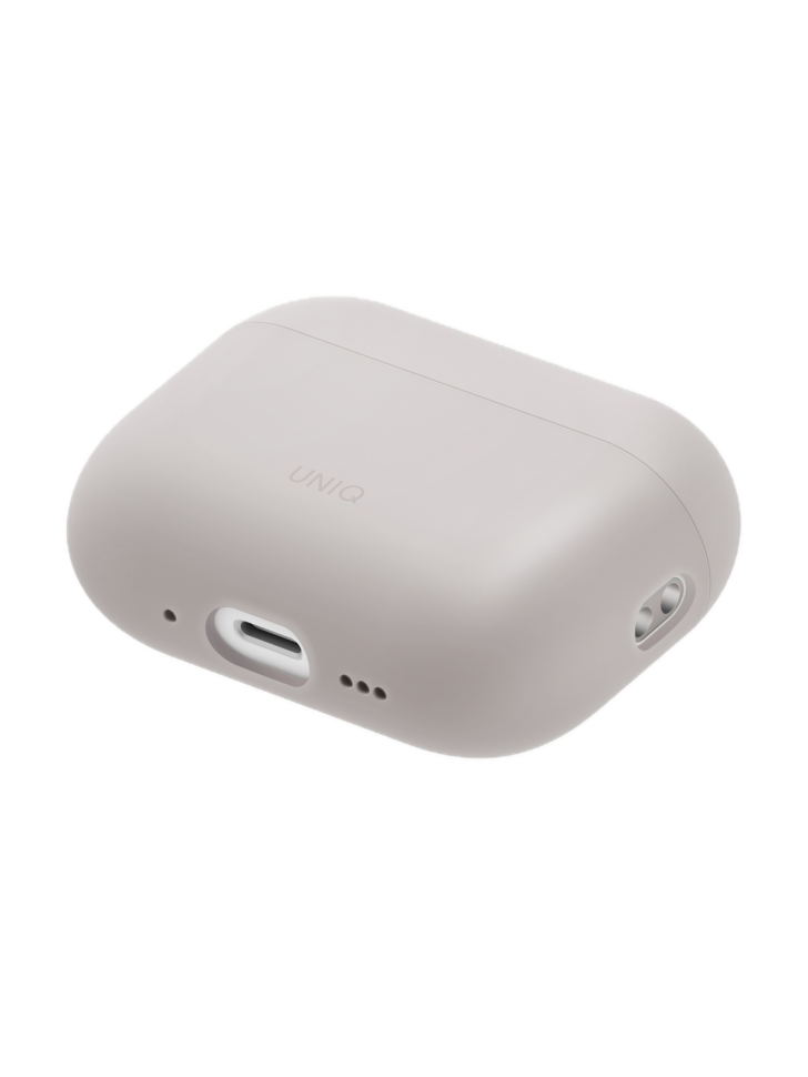 Фото Чехол Uniq LINO для AirPods Pro 3, Ivory Beige На фото изображено Чехол Uniq LINO для AirPods Pro 3, Ivory Beige