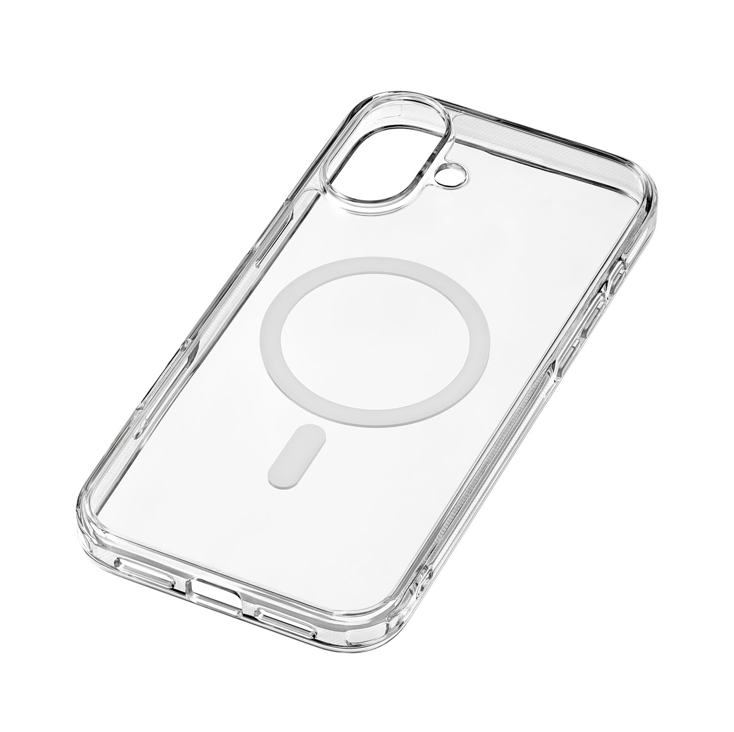 Чехол защитный uBear Real Mag Case для iPhone 16 Plus, усиленный, прозрачный