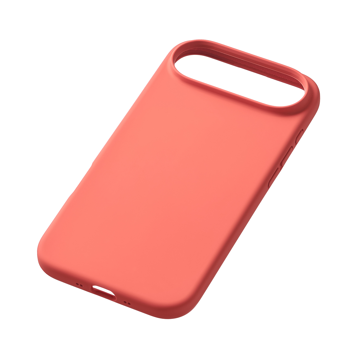 На фото изображено Чехол защитный uBear Touch Mag Case для iPhone 17 Air, MagSafe, коралловый
