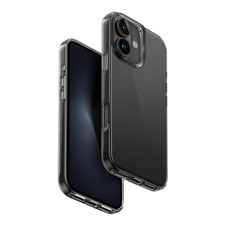 Фирменный чехол UNIQ Air Fender ID для iPhone 15, тёмный