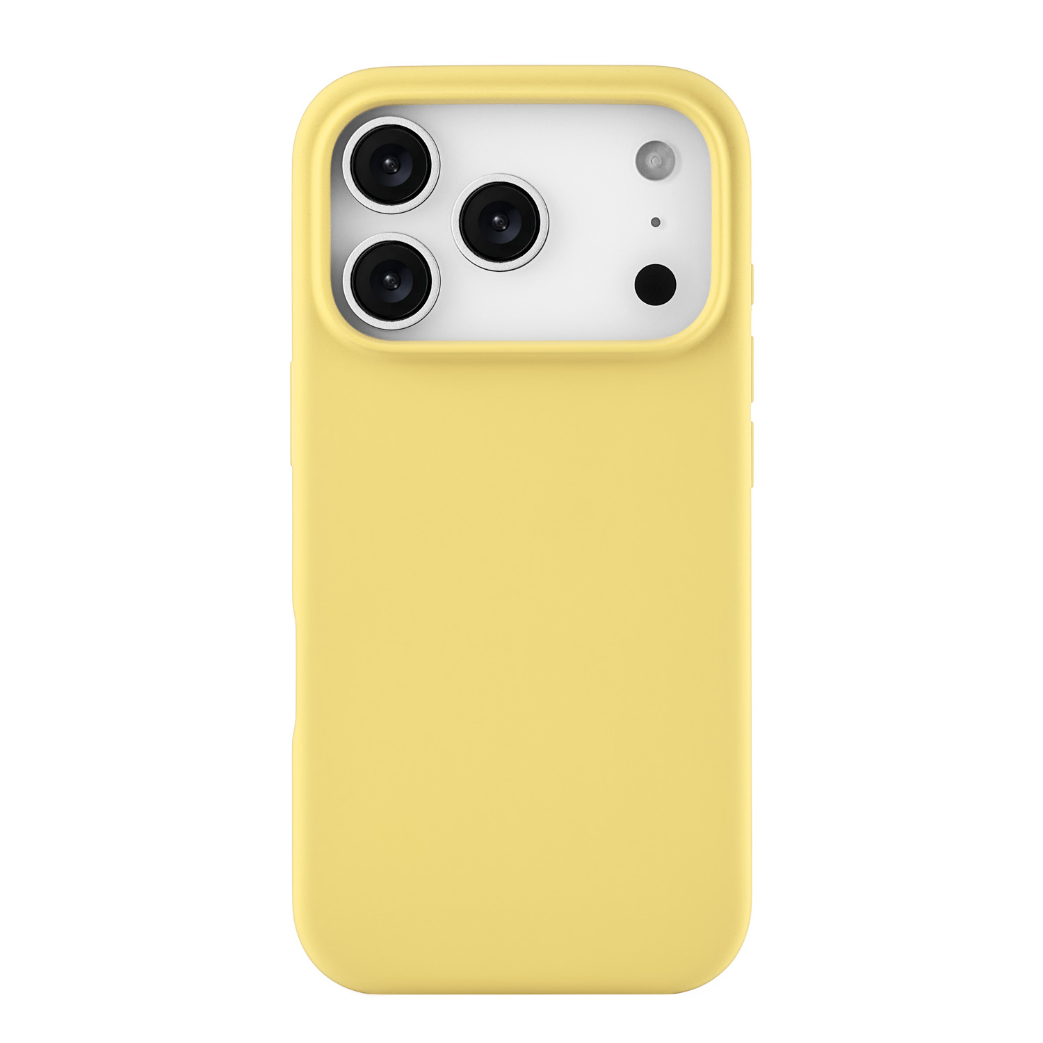 Фото Чехол защитный uBear Touch Mag Case для iPhone 17 Pro, MagSafe, светло-жёлтый На фото изображено Чехол защитный uBear Touch Mag Case для iPhone 17 Pro, MagSafe, светло-жёлтый
