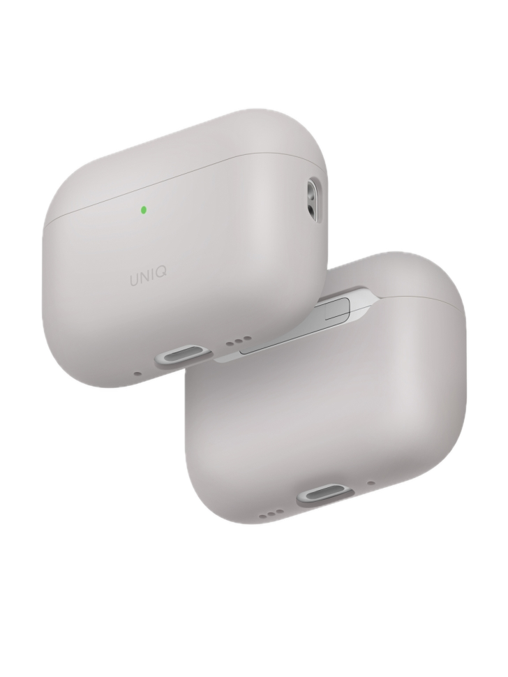 Фото Чехол Uniq LINO для AirPods Pro 3, Ivory Beige На фото изображено Чехол Uniq LINO для AirPods Pro 3, Ivory Beige