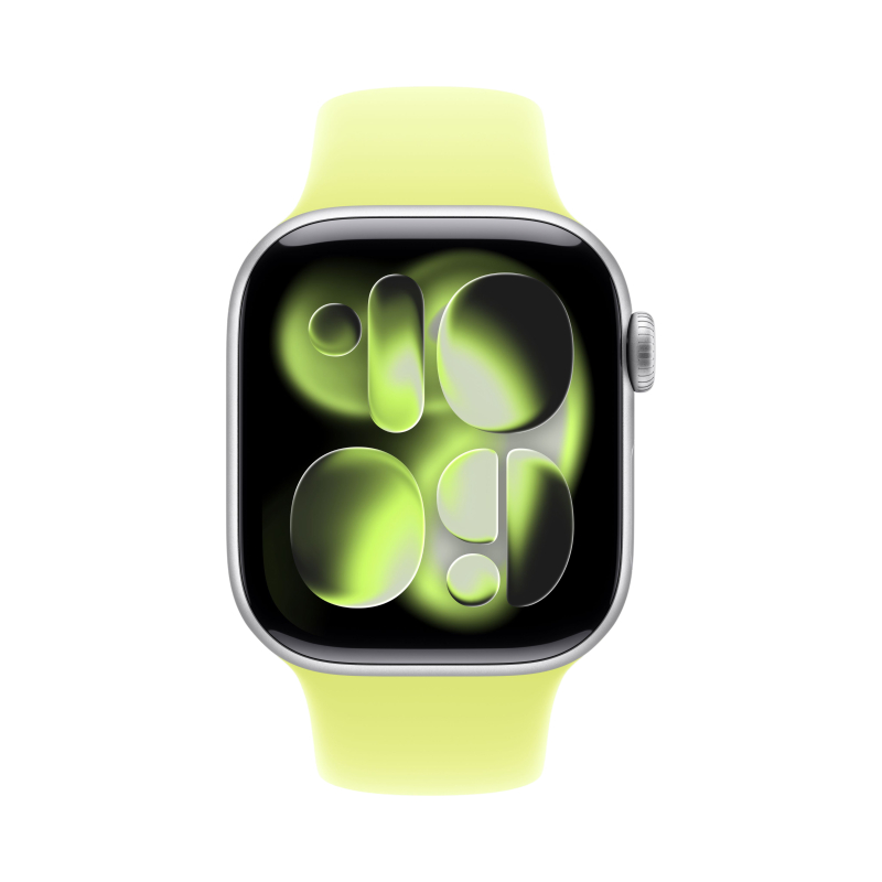 Apple Watch Series 11, 42 мм, корпус из алюминия цвета «Серебристый», спортивный ремешок, размер S/M Apple Watch Series 11, 42 мм, корпус из алюминия цвета «Серебристый», спортивный ремешок, размер S/M