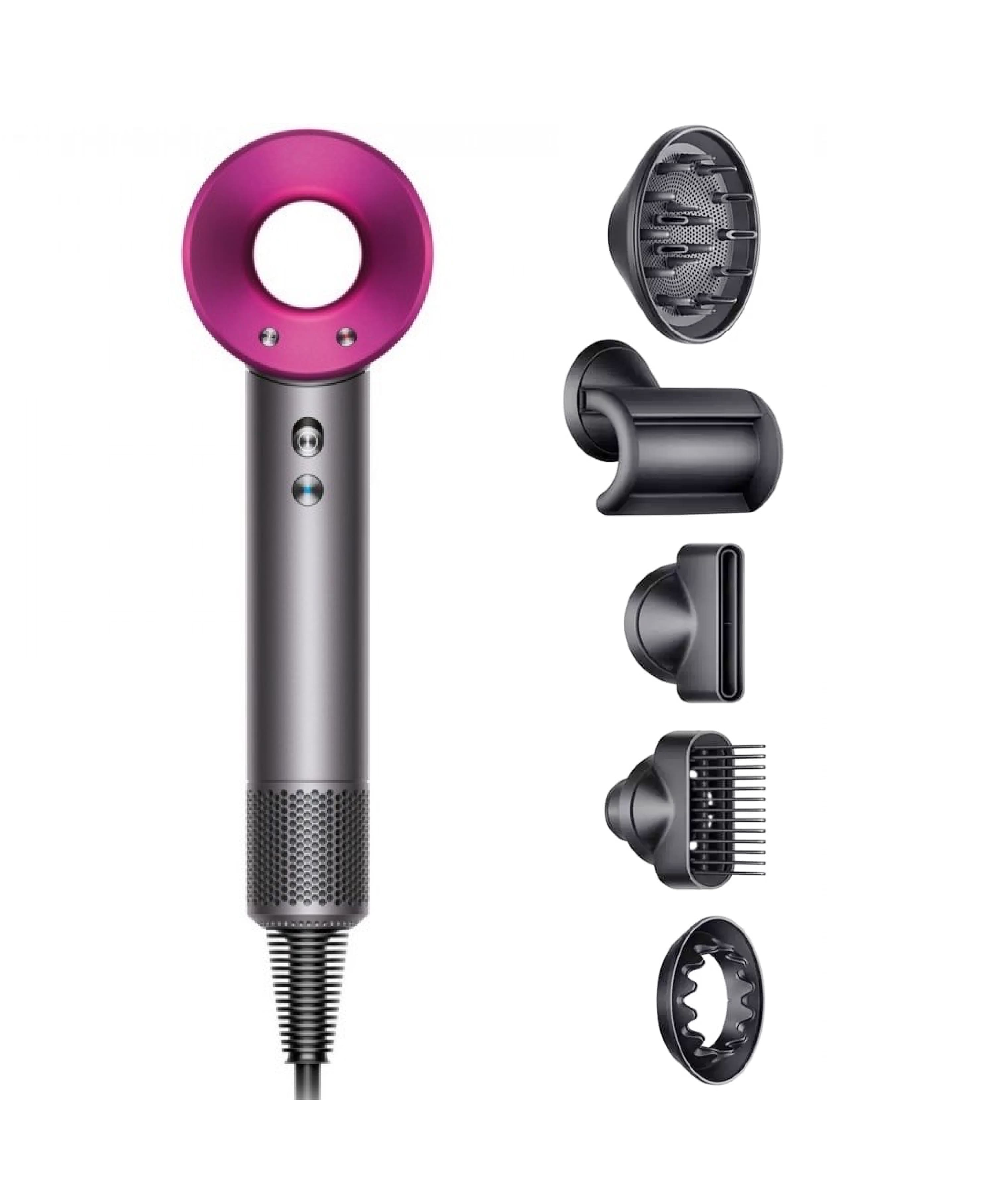 Фен Dyson Supersonic HD07, Iron/Fuchsia