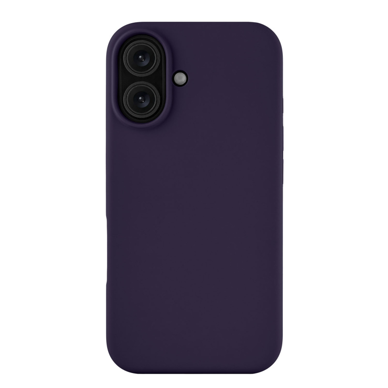 Чехол защитный uBear Touch Mag Case для iPhone 16, темно-фиолетовый