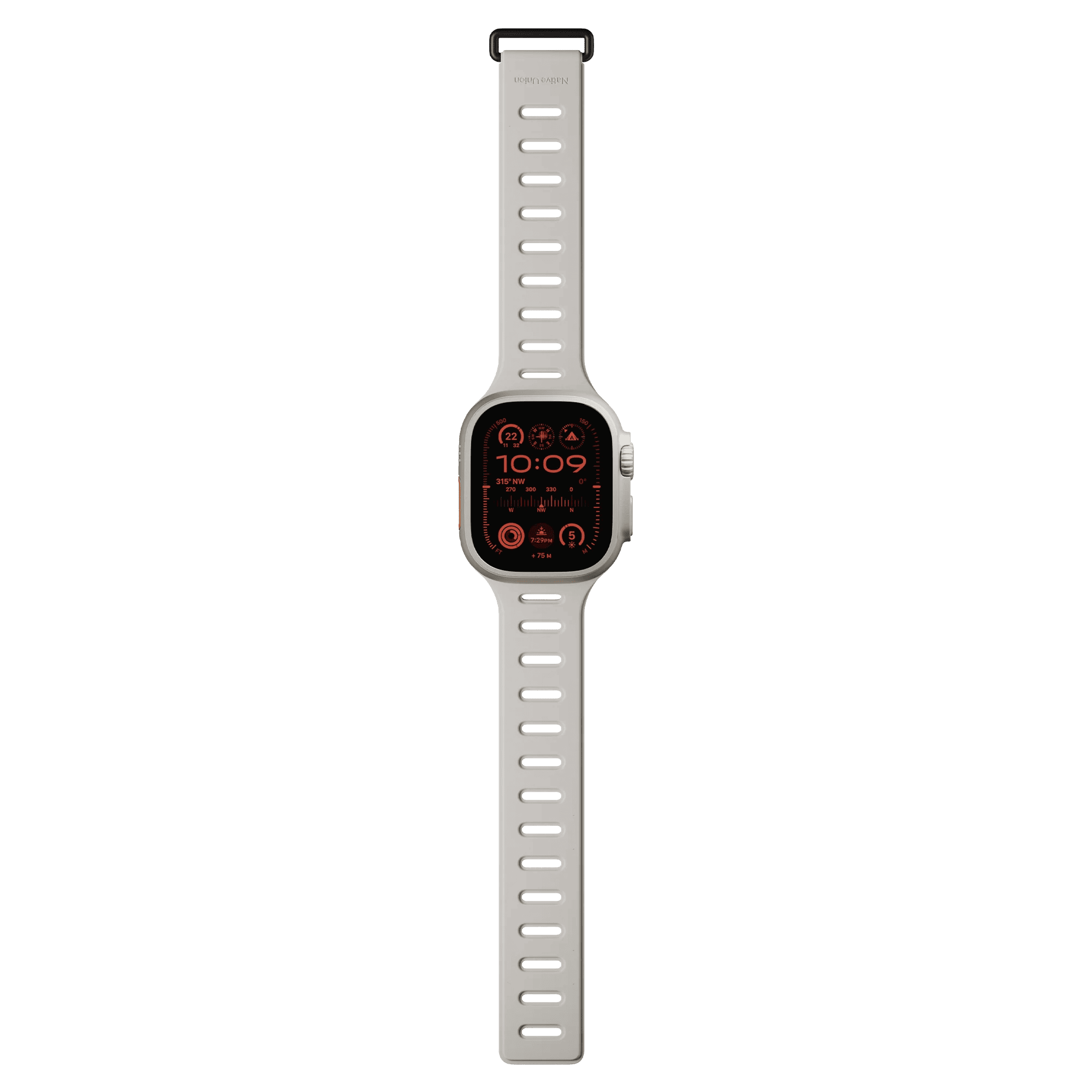 Ремешок Native Union для Apple Watch Magnetic 42/44/45/49мм,черный/серый