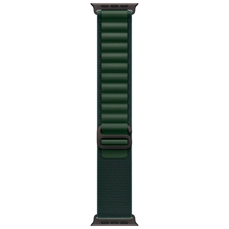 Apple Watch Ultra 2 GPS + Cellular, 49 мм, корпус из черного титана, ремешок Alpine зеленого цвета, размер L